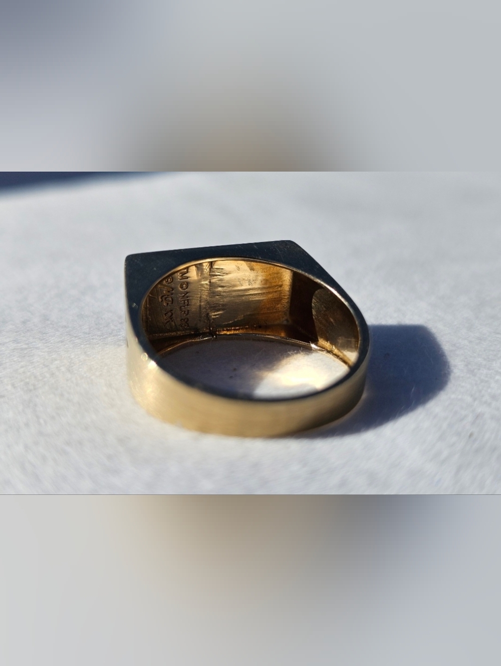 Vintage San Francisco 49ers 10K Gold Ring NFL Licensed Michael Anthony Signet - Picture 5 of 7